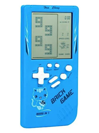 Tetris Oyun Konsolu 23 Bulmaca Oyunu Bataryalı 3.5 Inç LCD Mini Taşınabilir Atari