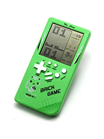 Tetris Oyun Konsolu 23 Bulmaca Oyunu Bataryalı 3.5 Inç LCD Mini Taşınabilir Atari