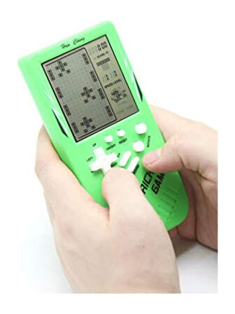 Tetris Oyun Konsolu 23 Bulmaca Oyunu Bataryalı 3.5 Inç LCD Mini Taşınabilir Atari