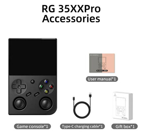 ANBERNIC RG 35XXPro Taşınabilir Retro El Konsolu 4 Renk Seçenekli