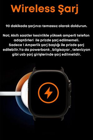 T800 Gri Ultra Akıllı Saat Ios Andorid Destekli Arama Özeliği Lcd Ekran 3 tuş Smartwatch