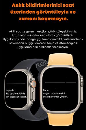 T800 Gri Ultra Akıllı Saat Ios Andorid Destekli Arama Özeliği Lcd Ekran 3 tuş Smartwatch