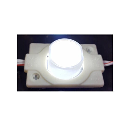 Led Modül Beyaz Tekli Led Mercekli 12v Dc 1,5w İp 65 5 adet