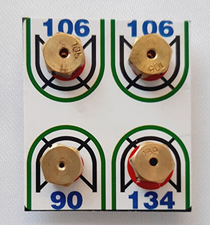 SİLVERLİNE Ocak Doğalgaza Dönüşüm Enjektör Memeleri , 7 Lokma Anahtarı İle Sökülür Doğalgaz Dönüşüm