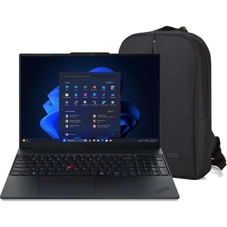Lenovo Thinkpad E16 Gen 3 21SR006VTX C25 Ultra 5 225U 16 GB 2 Tb Intel Graphics 16" Wuxga Windows 11 Pro Notebook + Çanta