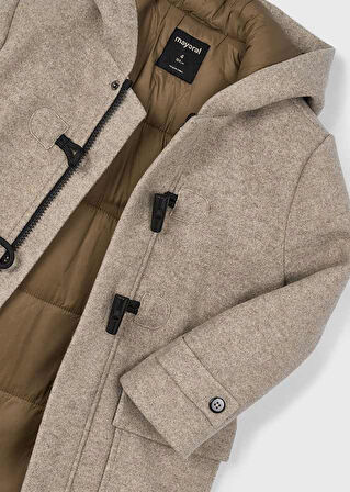 MAYORAL4-10 YAŞ ARASI TRENÇ STYLE MONT - BEJ