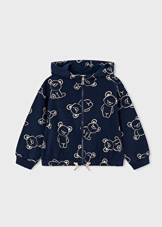 Mayoral Kız Çocuk 3’lü Takım - Şardonlu Kapüşonlu Sweat & 2 Eşofman Altı