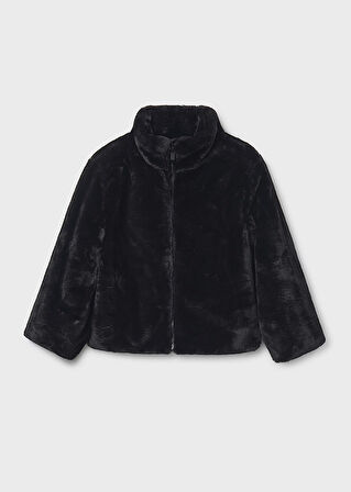 MAYORAL 10-16 YAŞ ARASI TÜYLÜ MONT - SİYAH