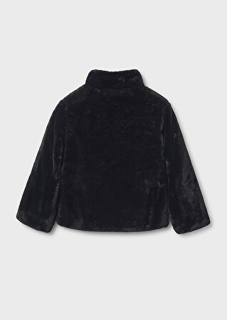 MAYORAL 10-16 YAŞ ARASI TÜYLÜ MONT - SİYAH