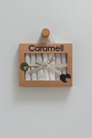 CARAMELL 7 Lİ PENYE MENDİL SET - GRİ