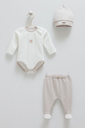 CARAMELL FORSET  BODY PANTOLON ŞAPKA TAKIM - GRİ