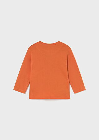 MAYORAL SKATE HOLOGRAMLI SWEAT BELİ PAÇASI LASTİK PANTOLON TAKIM (01-04 YAŞ ARASI) - BEJ-TURUNCU