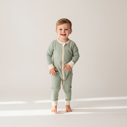 KIDZEE UNISEX ZEE-SUİT 1.0 TOG UYKU TULUMU (01-03 YAŞ ARASI) - YEŞİL