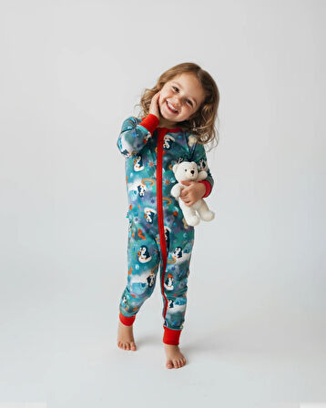 KIDZEE PENGUINS ZEE SUİT 1.0 TOG (01-03 YAŞ) - ÇOK RENKLİ