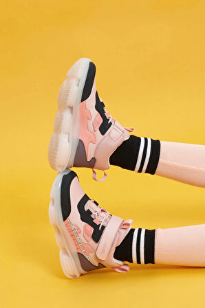 Vicco Heel Kız Çocuk Bot (31-35 Numara) – Cırtlı & Lastikli, Anatomik Phylon Tabanlı