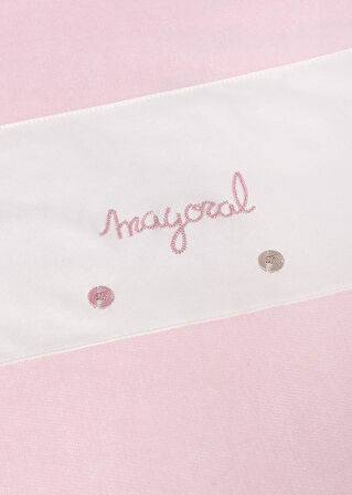 Mayoral 90x80 cm Kışlık Bebek Kadife Battaniye – Yumuşak & Sıcacık Pembe