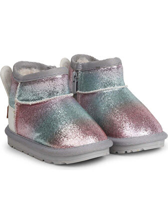 Buckhead Shasta Kız Çocuk Gri Renk İçi Kürklü Simli Fermuarlı Bot (21-30 Numara)