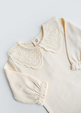 KİTİKATE 3-12 AY ARASI ORGANİK LANA İKİLİ TAKIM - BEJ