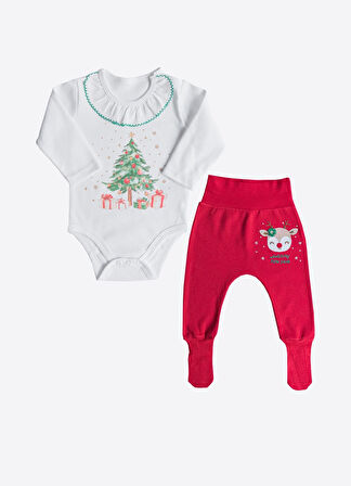 KİTİKATE 0-18 AY ARASI TWINKLE TIME İKİLİ TAKIM - KIRMIZI