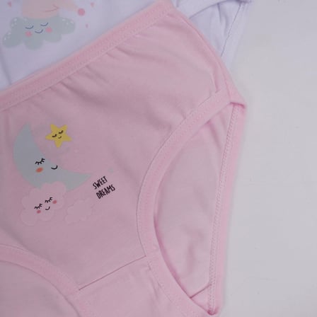 UGLY DUCK BERYU KIZ 3 LÜ SLİP SET - ÇOK RENKLİ
