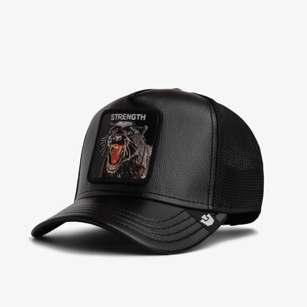 Goorin Bros Faux Leather Panther Unisex Siyah Şapka