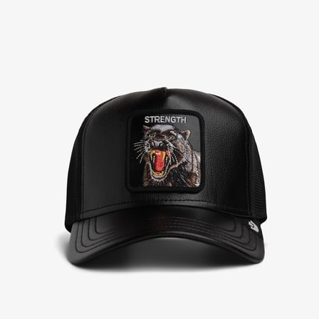 Goorin Bros Faux Leather Panther Unisex Siyah Şapka