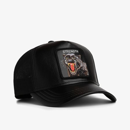 Goorin Bros Faux Leather Panther Unisex Siyah Şapka