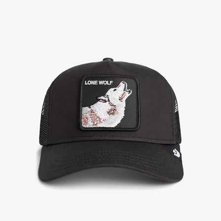 Goorin Bros Lone Wolf Trucker Unisex Siyah Şapka
