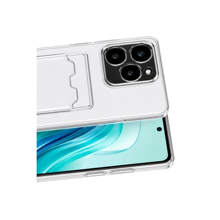 Realme C61 Kılıf Kart Şeffaf Silikon - Şeffaf