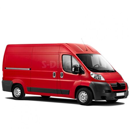 S-Dizayn Citroen Jumper Abs Krom Kapı Kolu 4 Kapı 8 Prç 2006 Üzeri