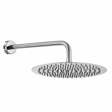 Ar Ark Slim Duvardan Yuvarlak Duş Başlığı