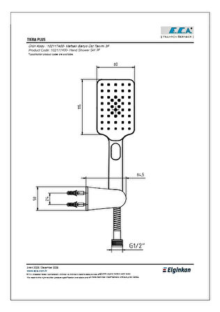 Eca Tiera Plus Mafsallı Üst Takım 3f