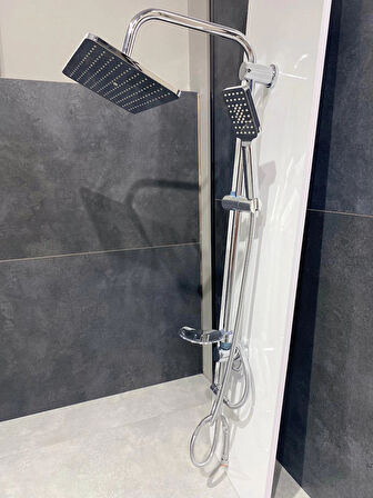 Deppot Mirage 400 Tepe Duş Seti Krom