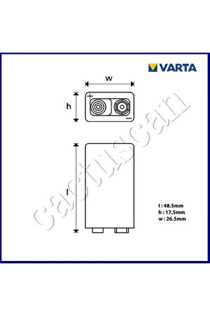 200mah Ni-mh 9v Ready To Use Şarjlı Pil 1 Adet