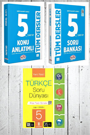 Editör 5.Sınıf VİP Tüm Dersler Konu Anlatımlı+Soru Bankası