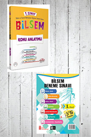 Editör 1.Sınıf Bilsem Konu Anlatımlı Yeni Tarz + Deneme Sınavı