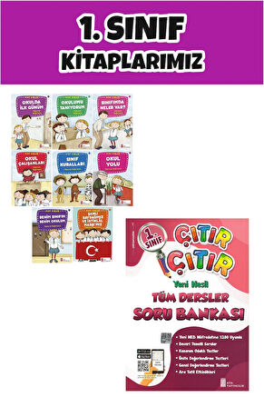 1.Sınıf Mini Birler Seti + Çıtır Çıtır Tüm Dersler Soru Bankası