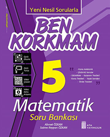 Ata 5.Sınıf Ben Korkmam Türkçe-Matematik-Fen Bilimleri-Sosyal Bilgiler+Rotring Kalem Seti Hediyeli