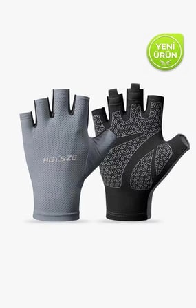 Premium Kalite Terletmeyen Yarım Parmak Pedsiz Yoga Fitness Bisiklet Outdoor Spor Eldiven