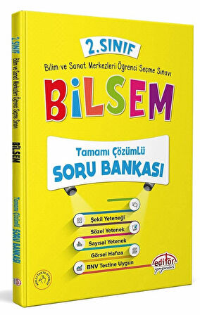 Editör 2.Sınıf Bilsem Hazırlık Kitapları Seti