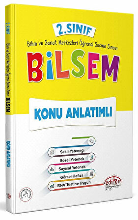 Editör 2.Sınıf Bilsem Hazırlık Kitapları Seti