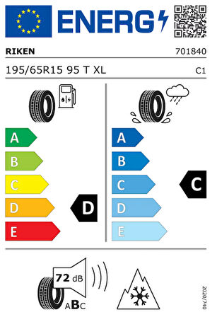 195/65R15 95T XL Riken Snow M+S