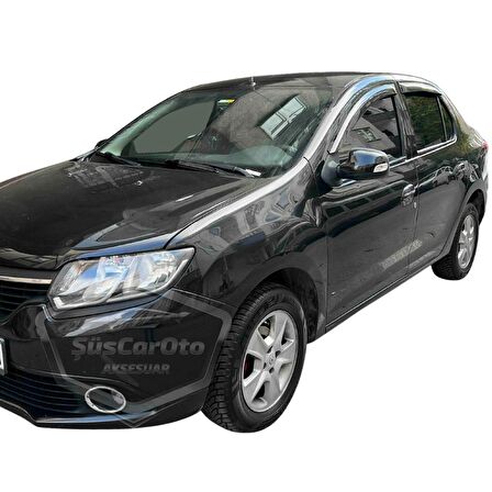 Renault Symbol 2013-2020 Uyumlu Mugen Cam Rüzgarlığı Seti Piano Black 4'lü İthal