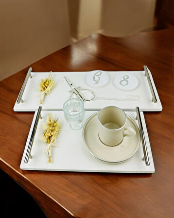 Tranquility Mermer Söz Tepsisi