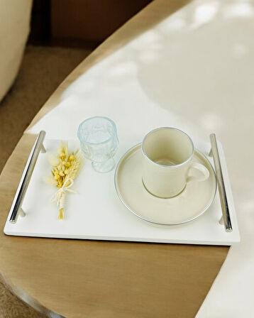 Tranquility Mermer Söz Tepsisi