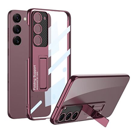 Smcase Samsung Galaxy S23 Kılıf Lego Standlı Kamera Korumalı Kapak