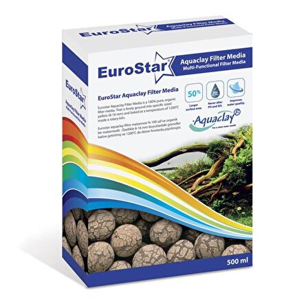 Eurostar Aquaclay Biyolojik Filtre Malzemesi 500 ML