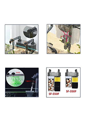 Sobo SF-350F Akvaryum Askı Dış Filtre 300 Lt/h 5 W