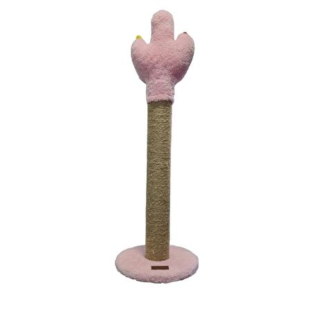 DEV BOY KEDİ TIRMALAMA - KAKTÜS MODEL 90 CM - Pembe