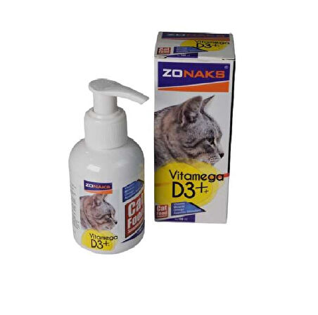 Yetkili Satıcı - Zonaks Kedi Vitamini D3  100 ml